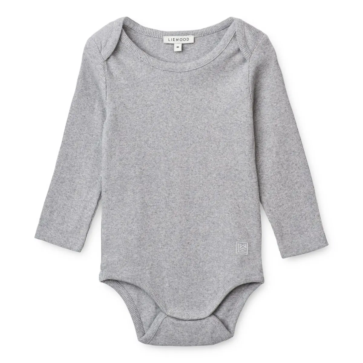 Liewood Baby-Body Evig „Light grey melange