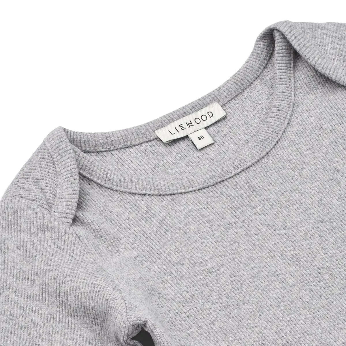 Liewood Baby-Body Evig „Light grey melange