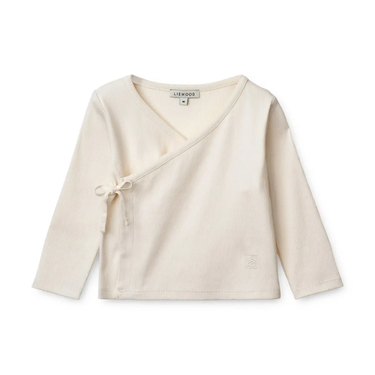 Liewood Wickelshirt Tadeo „Creme de la creme“, gerippt