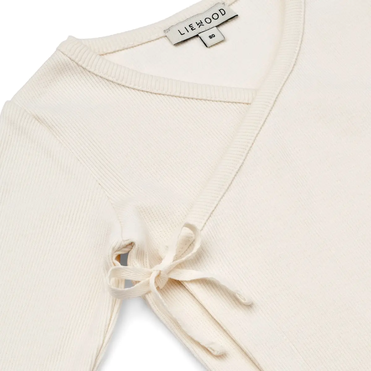 Liewood Wickelshirt Tadeo „Creme de la creme“, gerippt