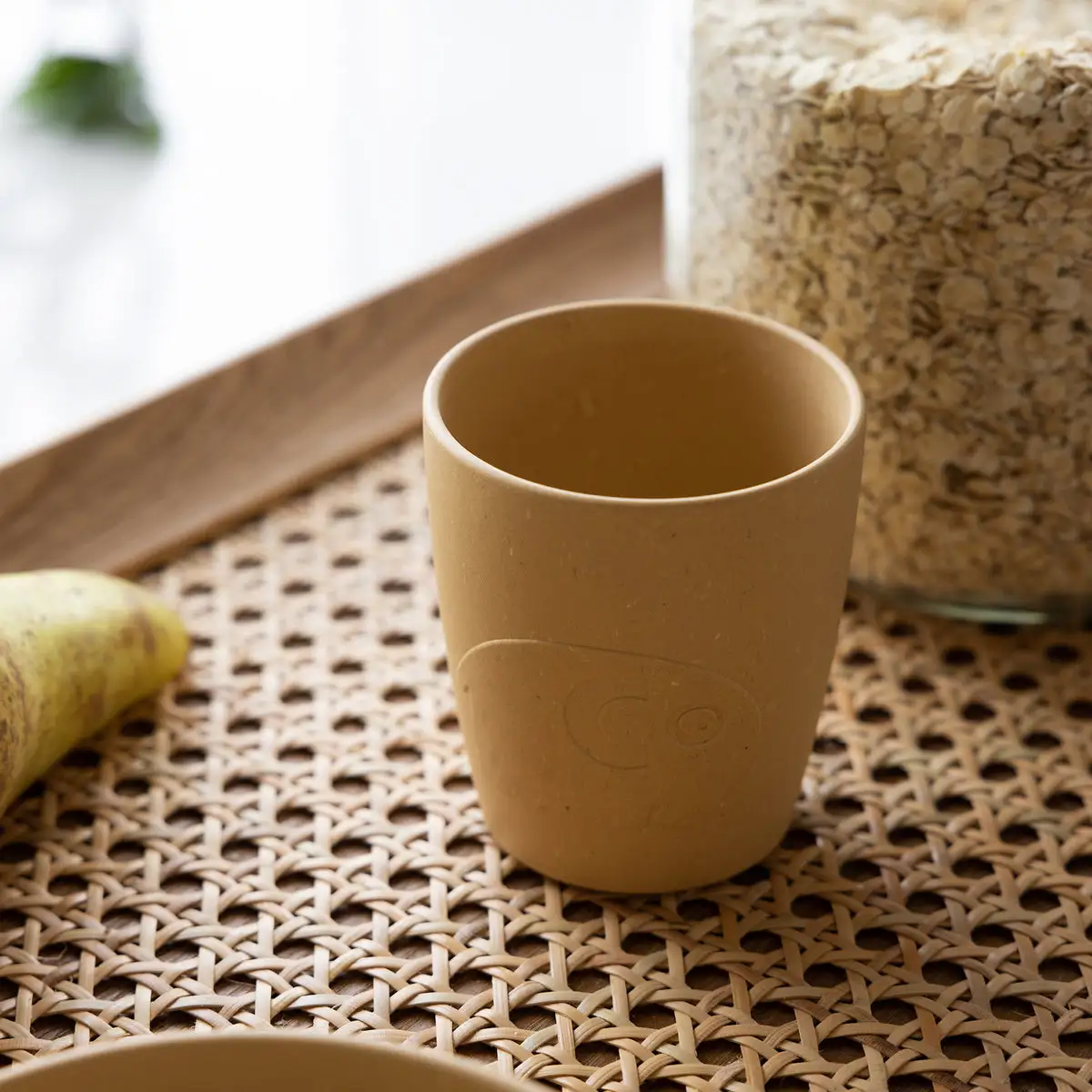 Sebra MUMS, Geschirr-Set „wheat yellow“, Biokunststoff – Bild 5