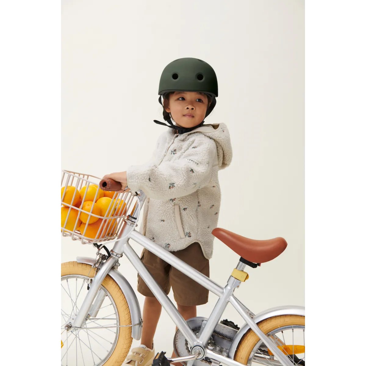 Liewood Kinder-Fahrradhelm Hilary „Hunter green“, S, 48-52cm