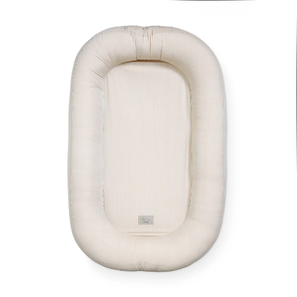 Cam Cam Babynestchen „Classic Stripes Camel“ 52x86cm