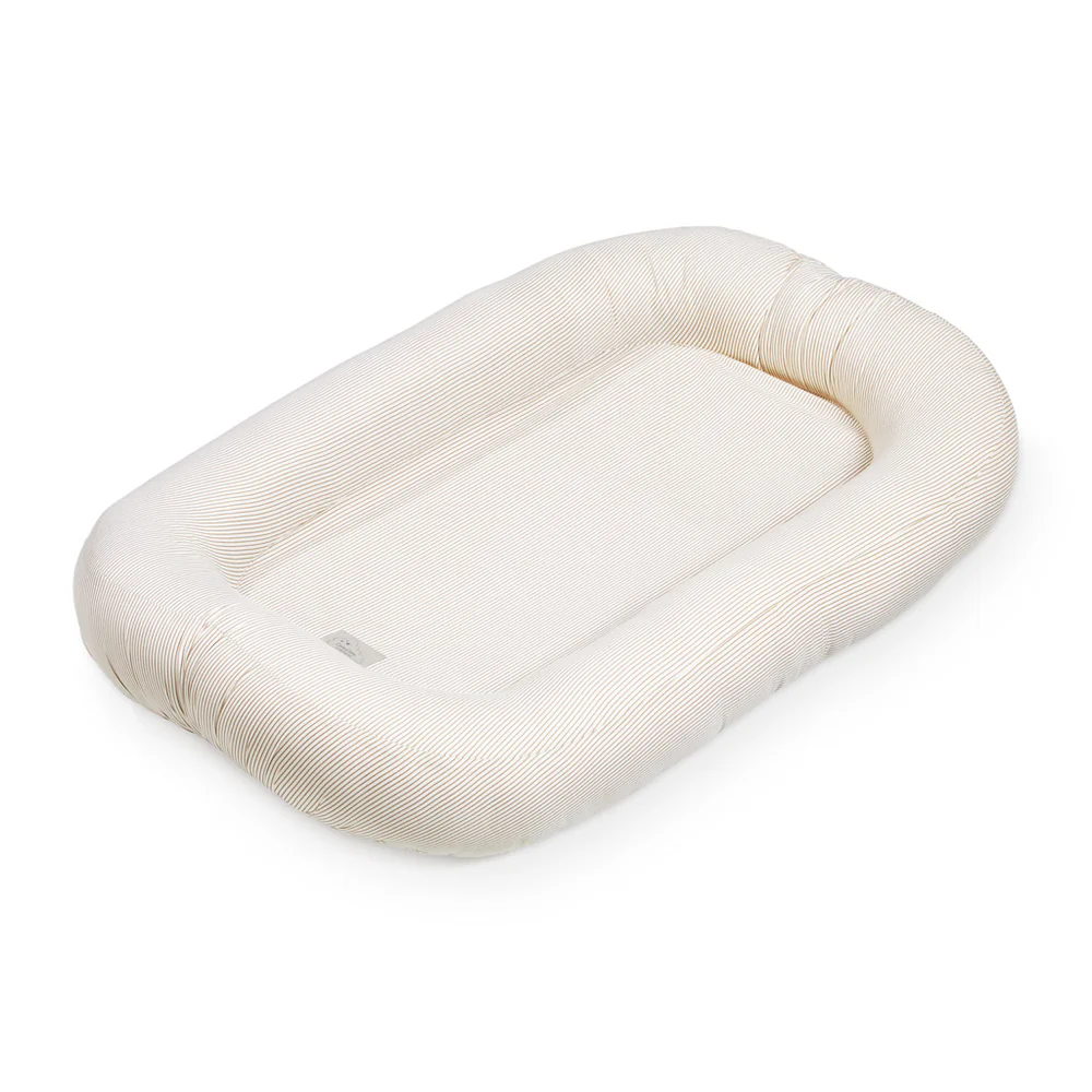 Cam Cam Babynestchen „Classic Stripes Camel“ 52x86cm