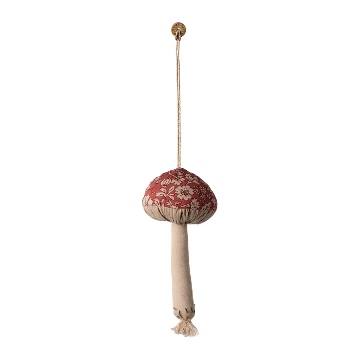 Maileg Weihnachtsbaumschmuck Stoffpilz „Blüte, rot“, H12cm