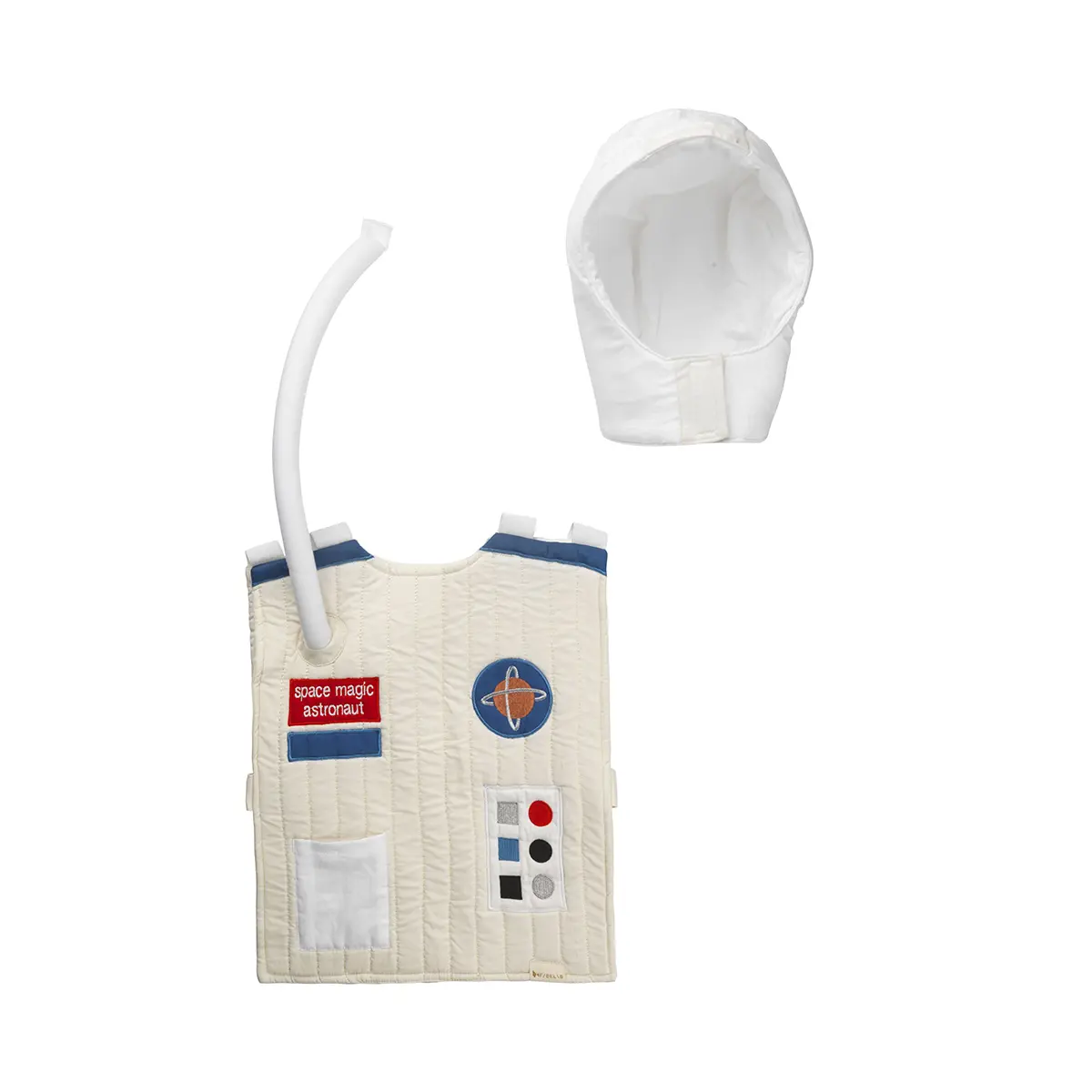 Fabelab Kinderkostüm „Astronaut“, weiß