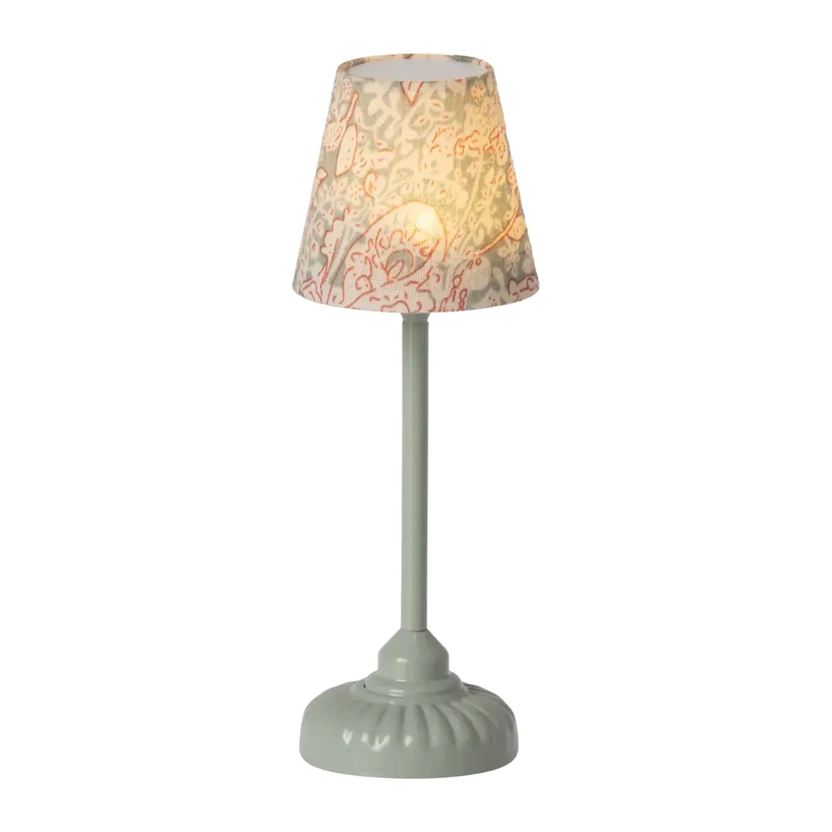 Maileg Miniatur-Stehlampe „mint“, Maus, H14cm
