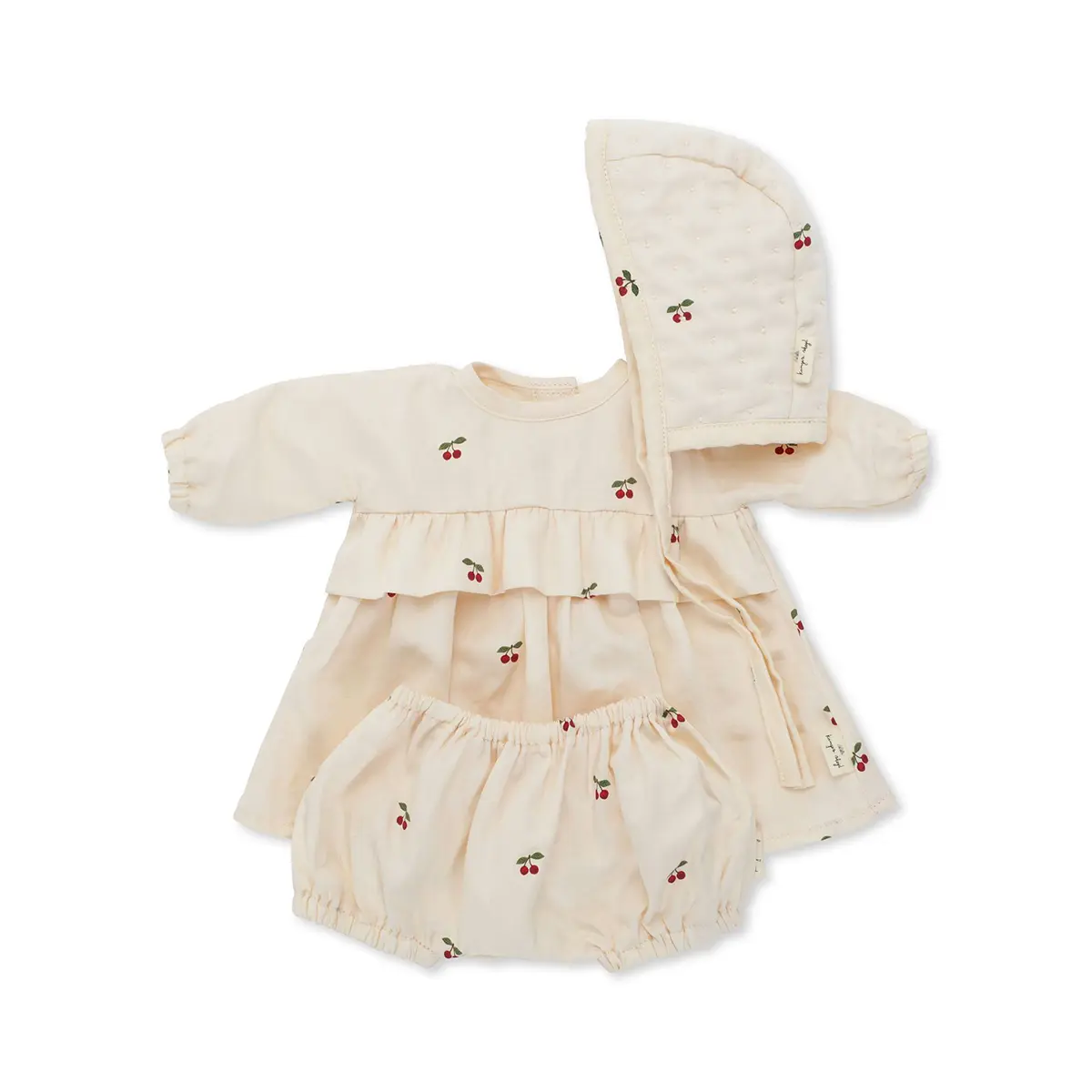Konges Sløjd Puppenkleider-Set „Cherry“ für 42cm Puppen
