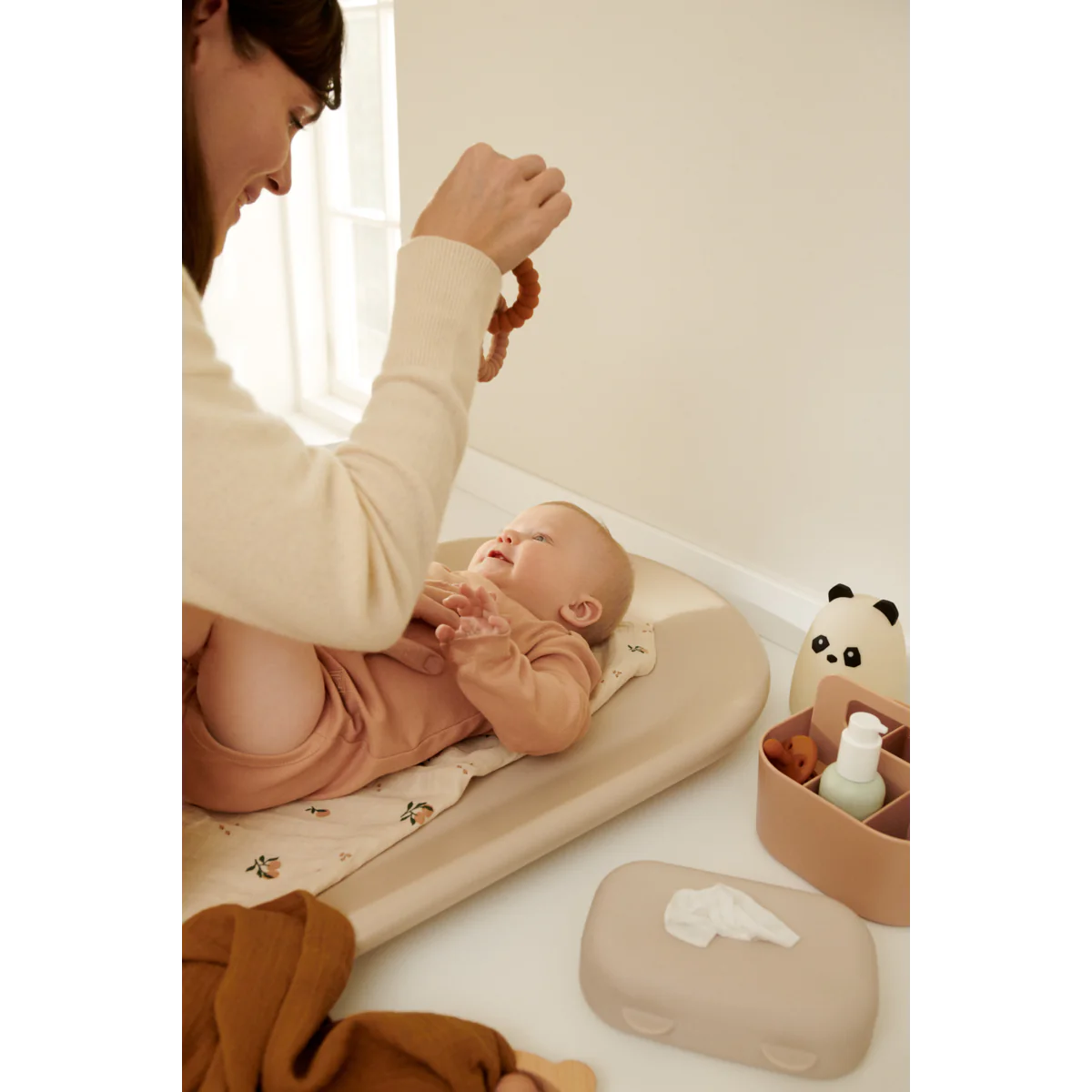 Liewood Nachtlicht Winston „Panda creme de la creme“, Silikon, LED