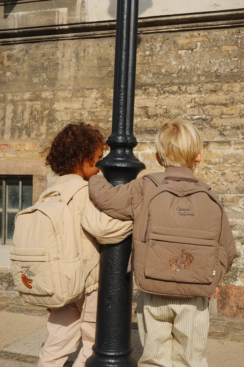 Konges Sløjd Kinderrucksack Juno „Tiger / Walnut“