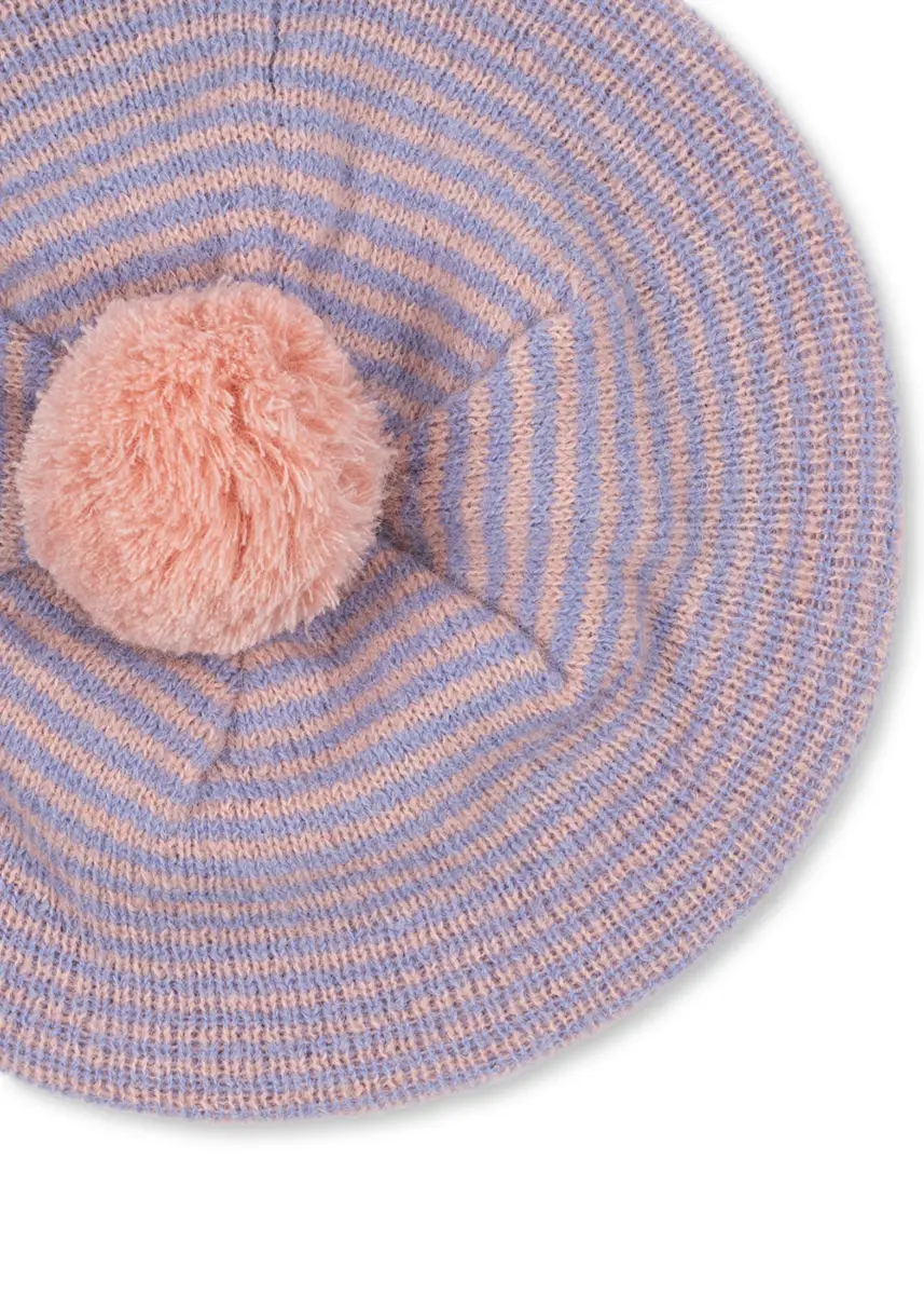 Konges Sløjd Kinder-Barett Berle „Purple / Pink Dolphin“