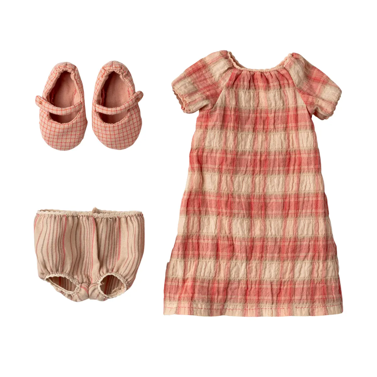 Maileg Puppenkleidungs-Set „Kleid“ für Hasen (Größe 3)