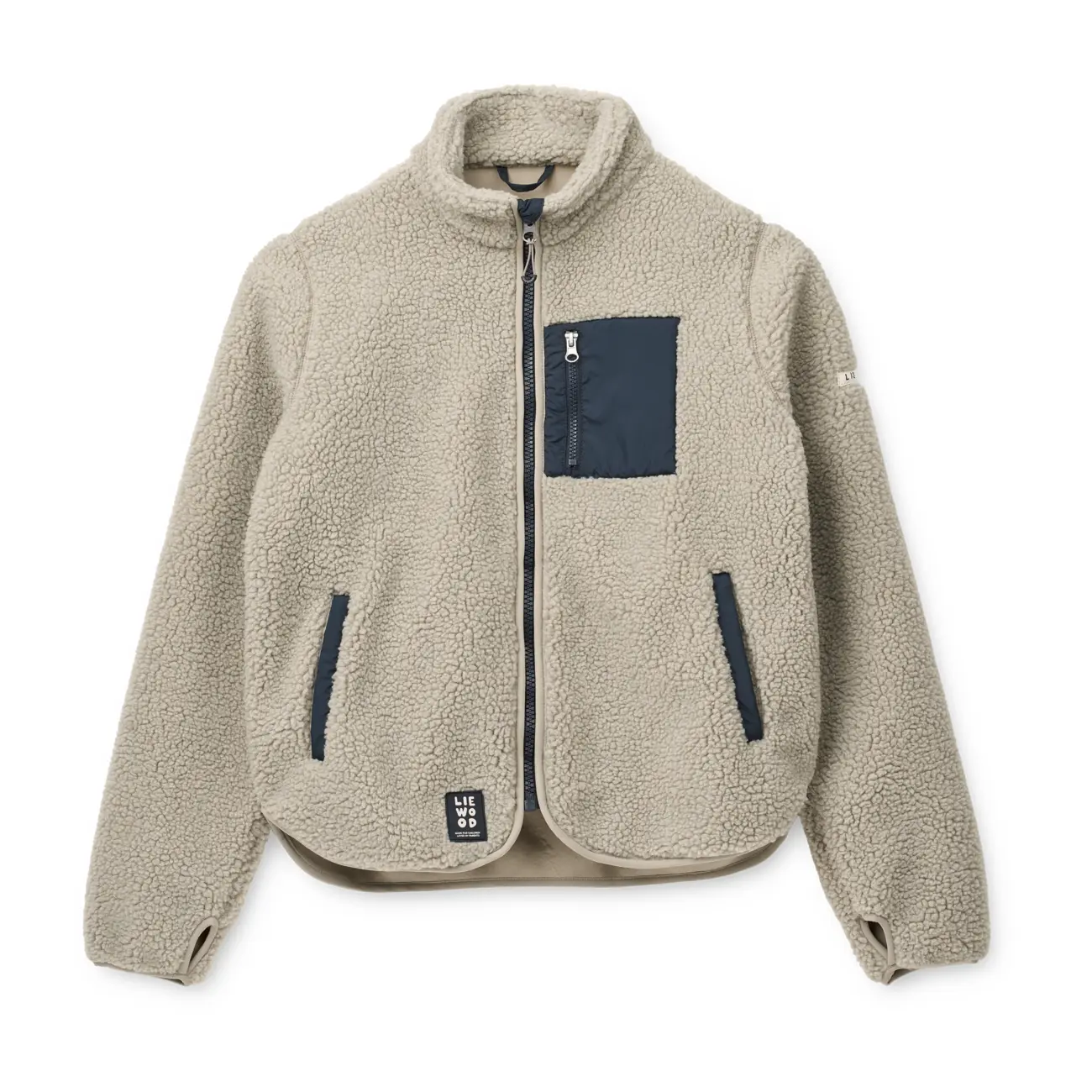 Liewood Sherpa Erwachsenen Jacke Nelson „Nebelgrau“