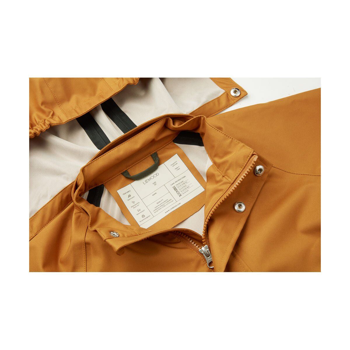 Liewood Dakota Regenbekleidung „Dark rose“ Details