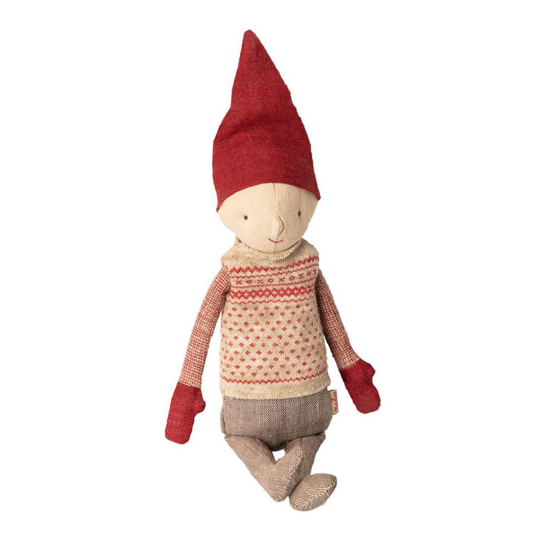 Maileg Winter Friends Wichtel, Junge, 32cm
