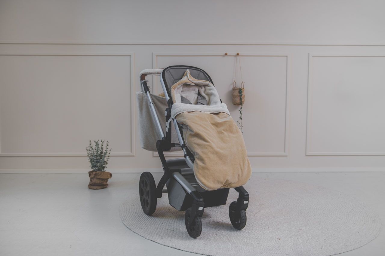 koeka Buggy Fußsack Oddi Plüsch „grain“ – Bild 4