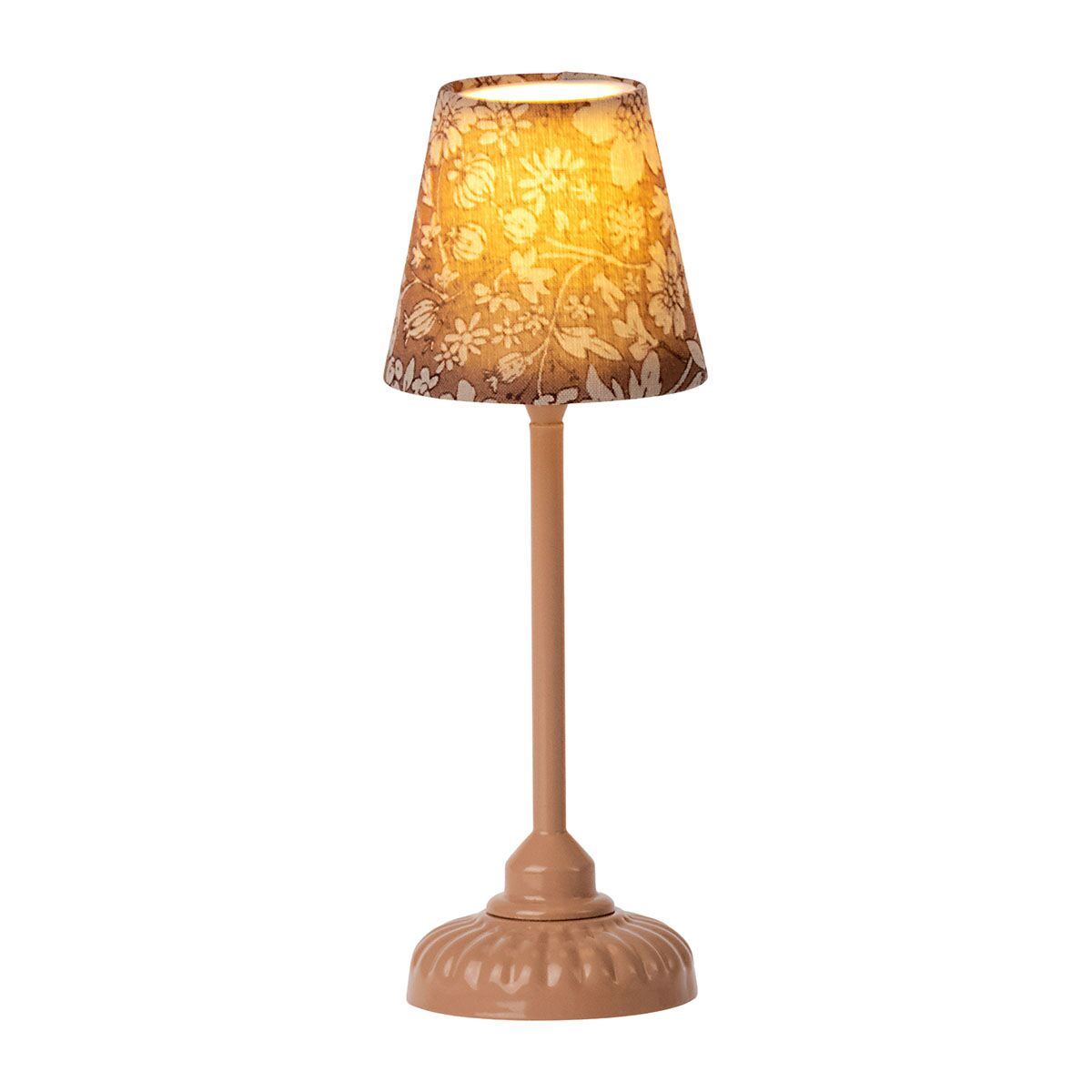 Maileg Miniatur-Stehlampe „dark powder“, H14cm