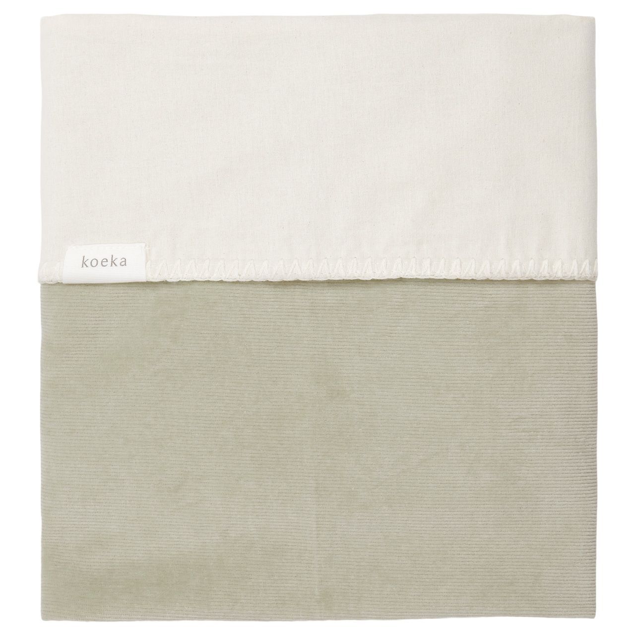 koeka Kinderdecke Oddi Flanell „sage“, 100x150cm 01