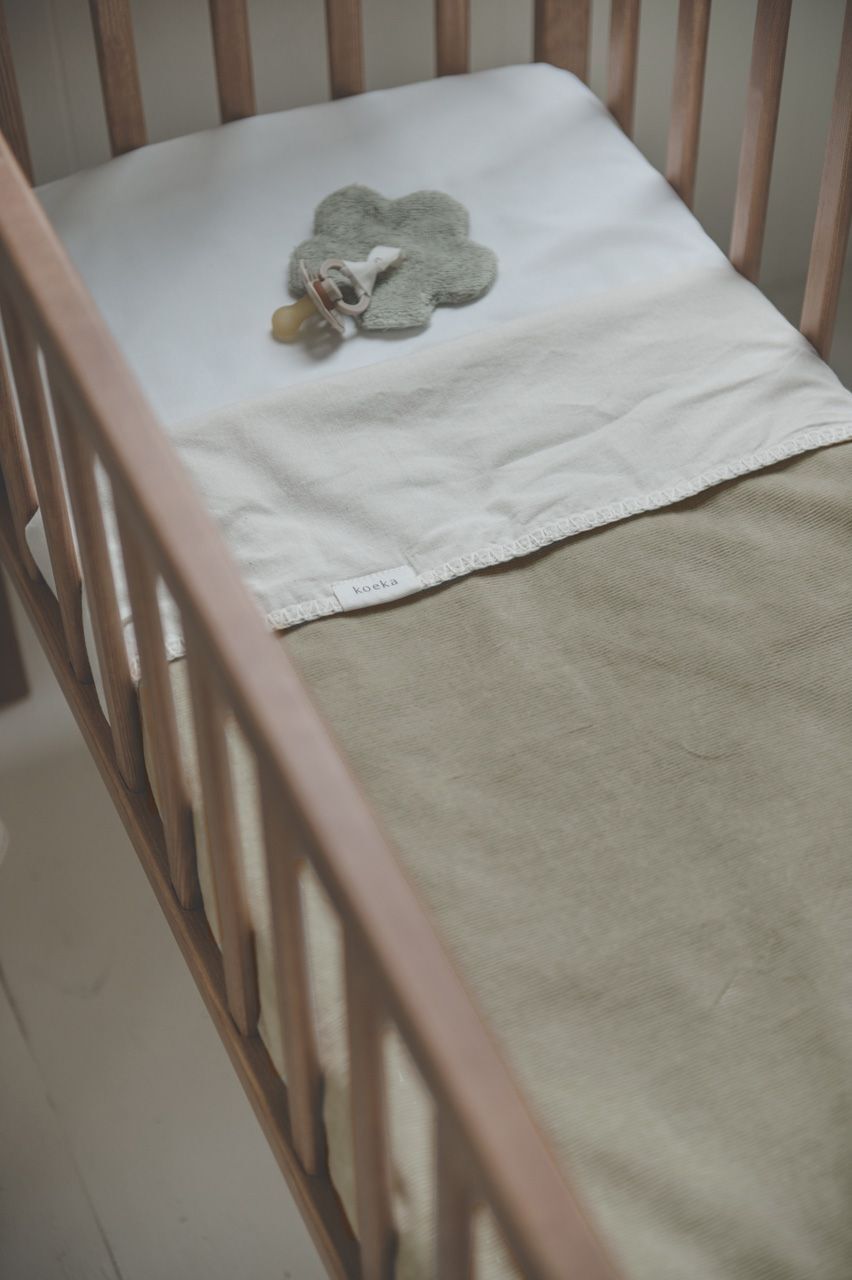 koeka Kinderdecke Oddi Flanell „sage“, 100x150cm – Bild 3