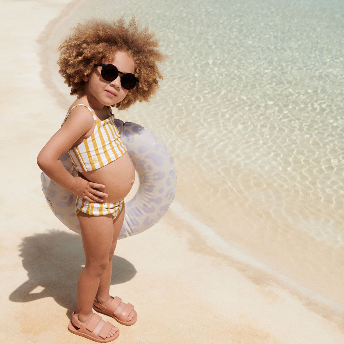 Liewood Kinder-Bikini-Set Lucette „Leo / Misty lilac“, UV 40+, Gr. 86, 92, 128 – Bild 3