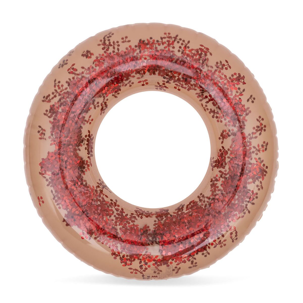 Konges Sløjd Junior-Schwimmring „Blush“, transparent, ø50cm 01
