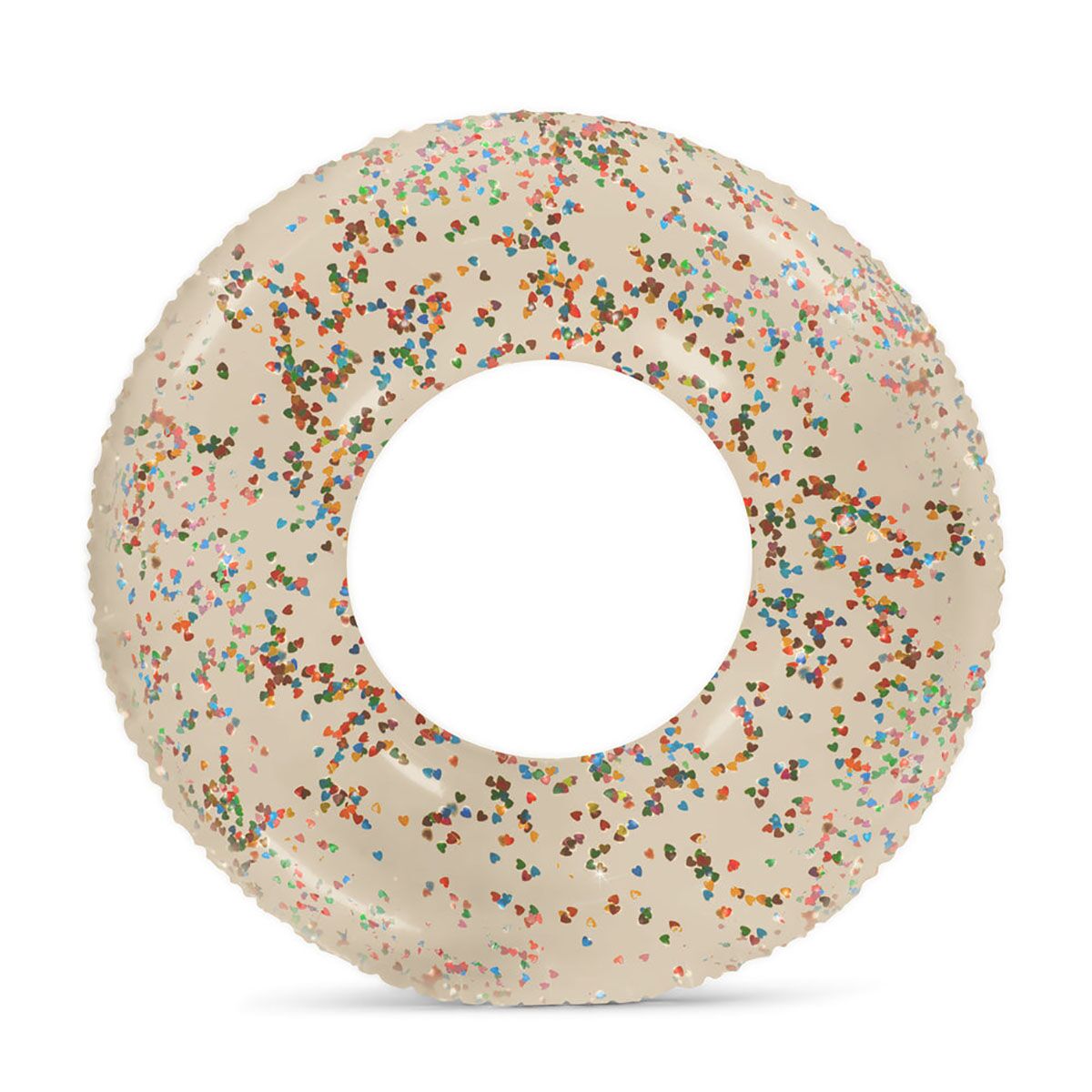 Konges Sløjd Junior-Schwimmring „Creme“, transparent, ø50cm 01