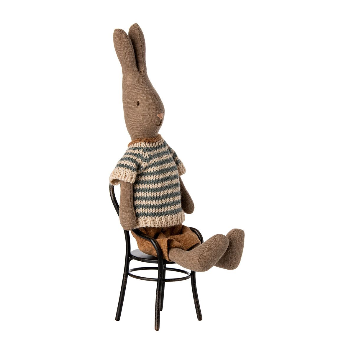 Maileg Kaninchen mit Shirt und Shorts „braun“, Gr. 1 - 24cm