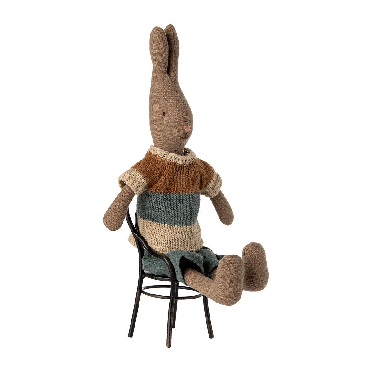 Maileg Kaninchen mit Shirt und Shorts „braun“, Gr. 2 - 29cm