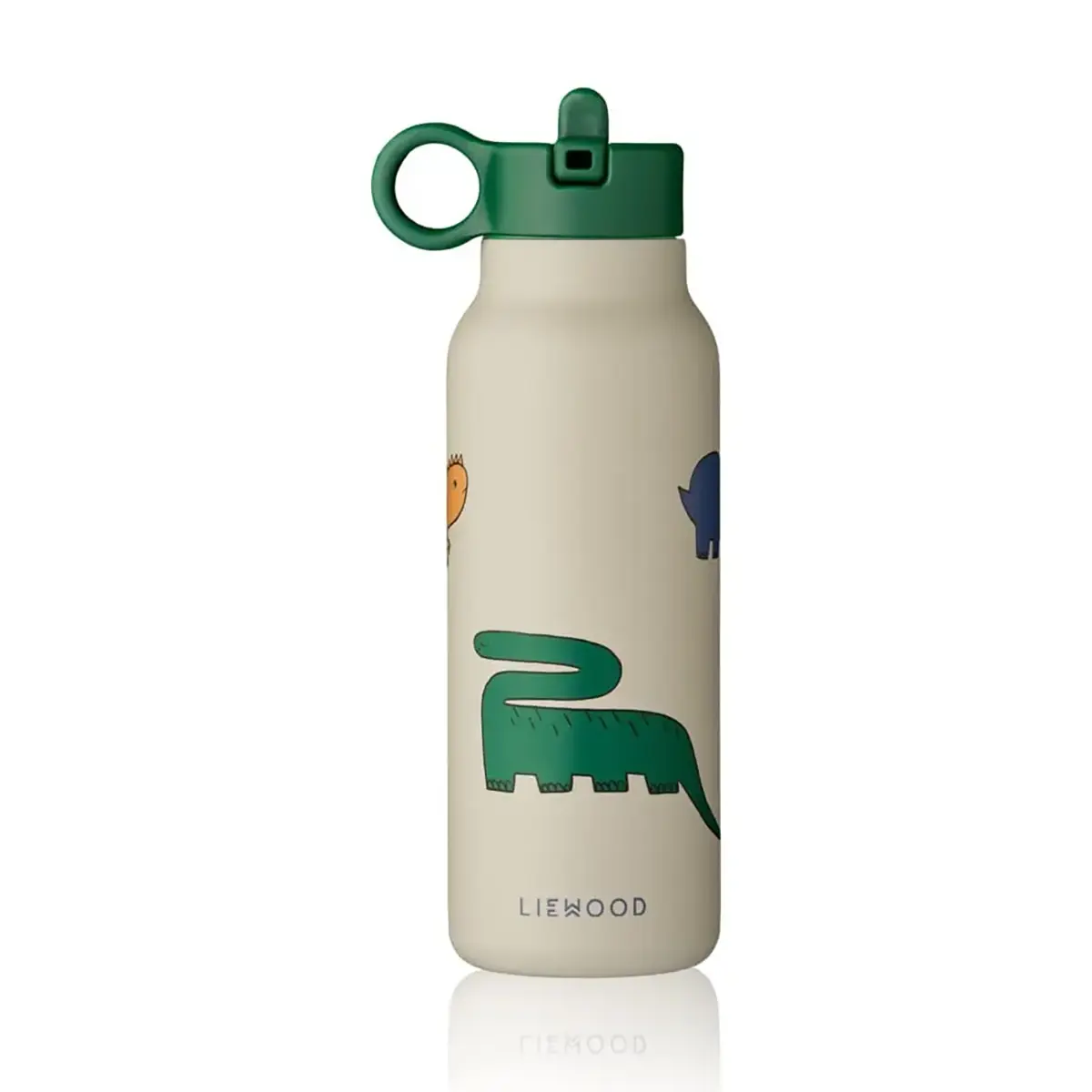 Liewood Falk Edelstahl Trinkflasche „Dinosaurs / Mist“ 350ml, Medium