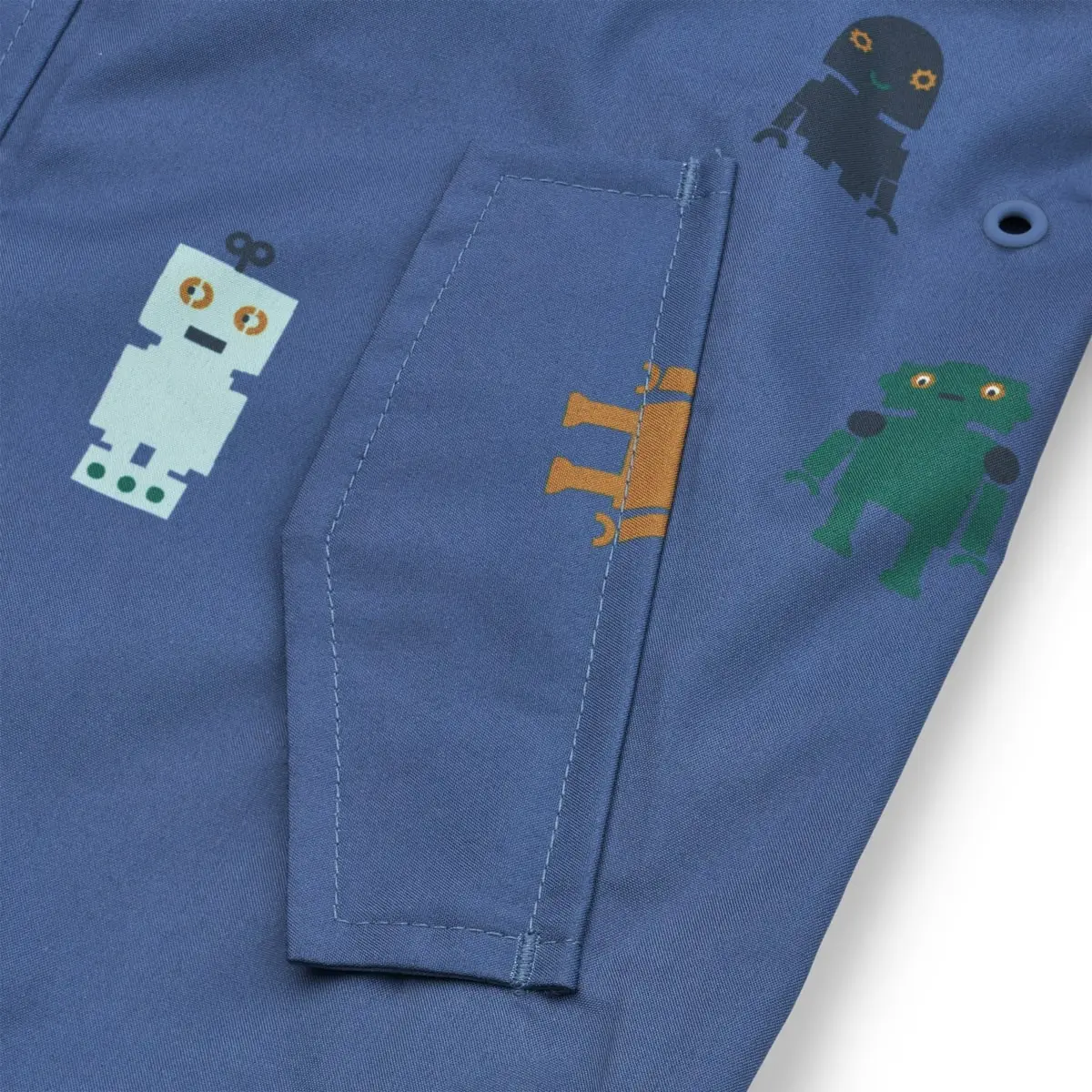 Liewood Softshell Regenjacke Pedia „Robots / Indigo blue“