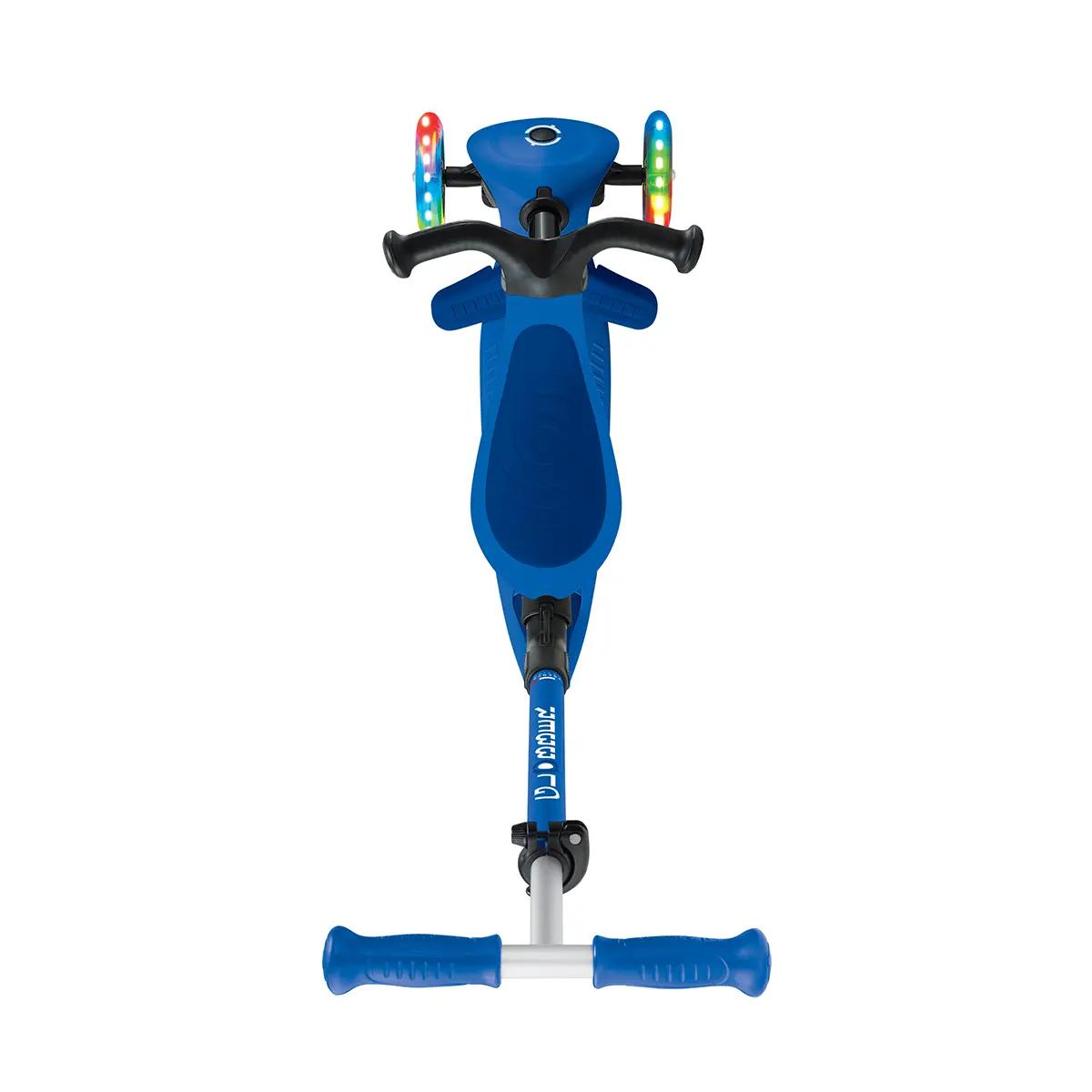 Globber Roller Go-Up Active Lights mit Leuchtrollen – blau-dunkelblau, 15M-3J