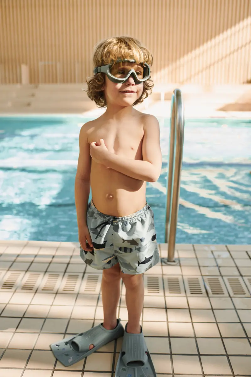 Liewood Kerem Kinder-Schwimmbrille „Peppermint / Garden green“