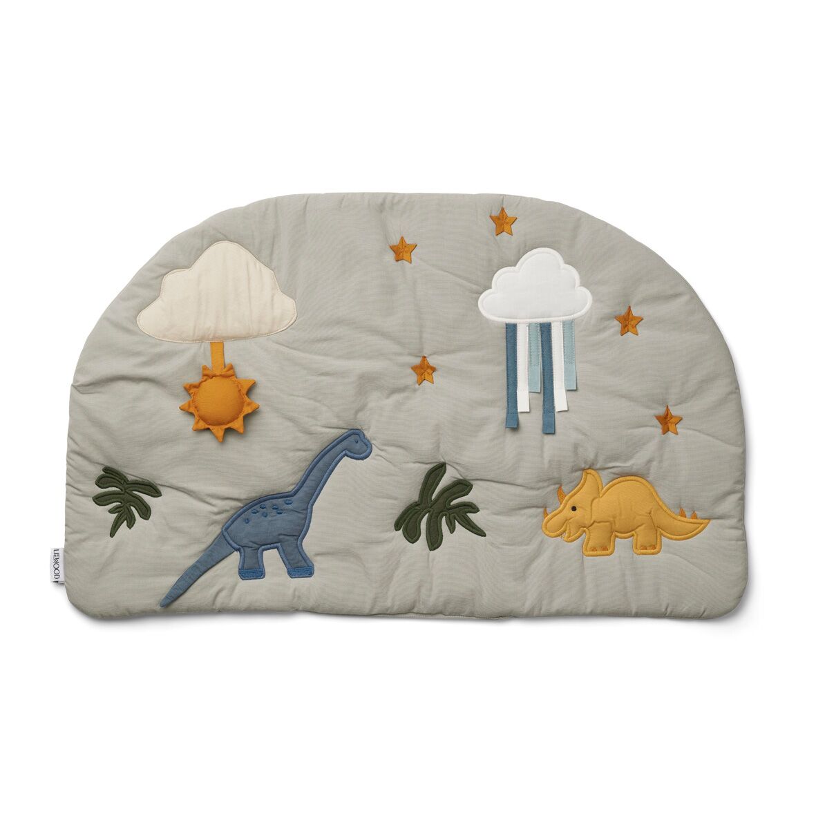Liewood Activity-Decke Sofie „Dino mix“, Bio-Baumwolle, 65x40cm