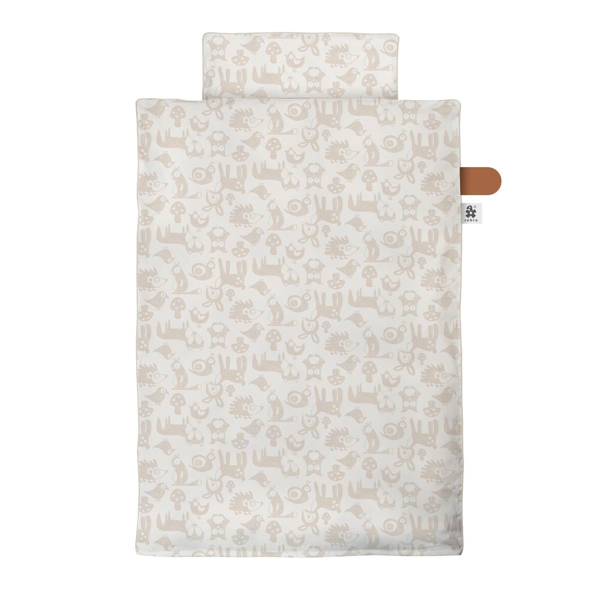 Sebra Junior Bettwäsche „Forest : straw beige“ – 135x100cm : 60x40cm