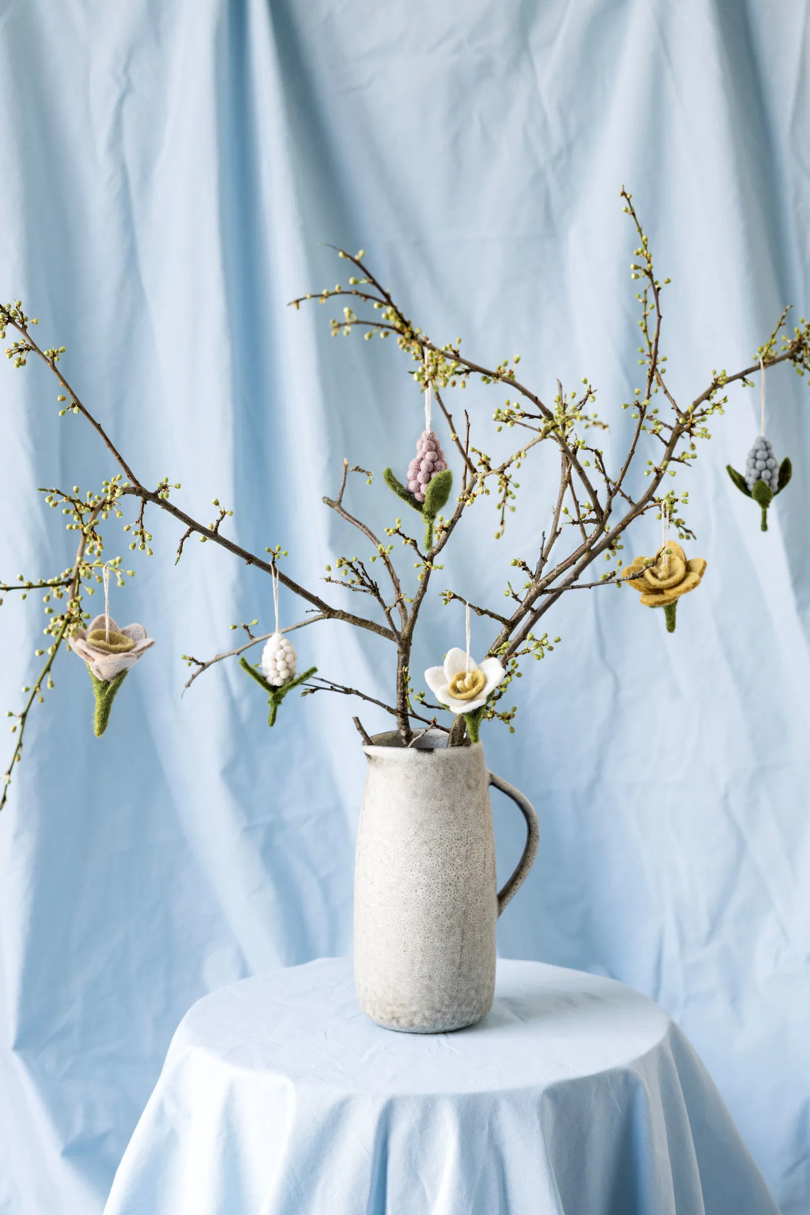 Gry & Sif Osterblumen Ornament „Pearl Hyacinth / Hyazinthen / weiß“ H6cm