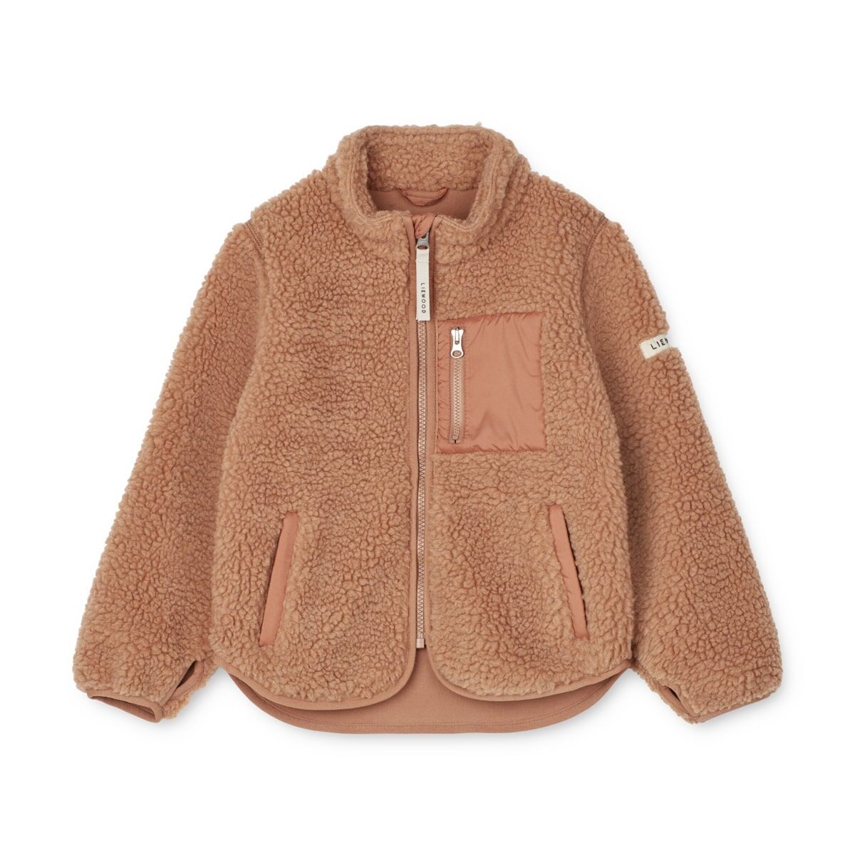 Liewood Nolan Sherpa Jacke für Kinder „Tuscany rose“, Gr. 80