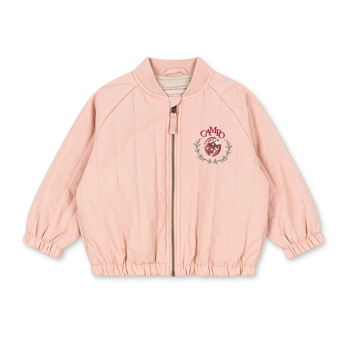 Konges Sløjd Bomberjacke Juno „Mellow Rose“ mit Pailletten
