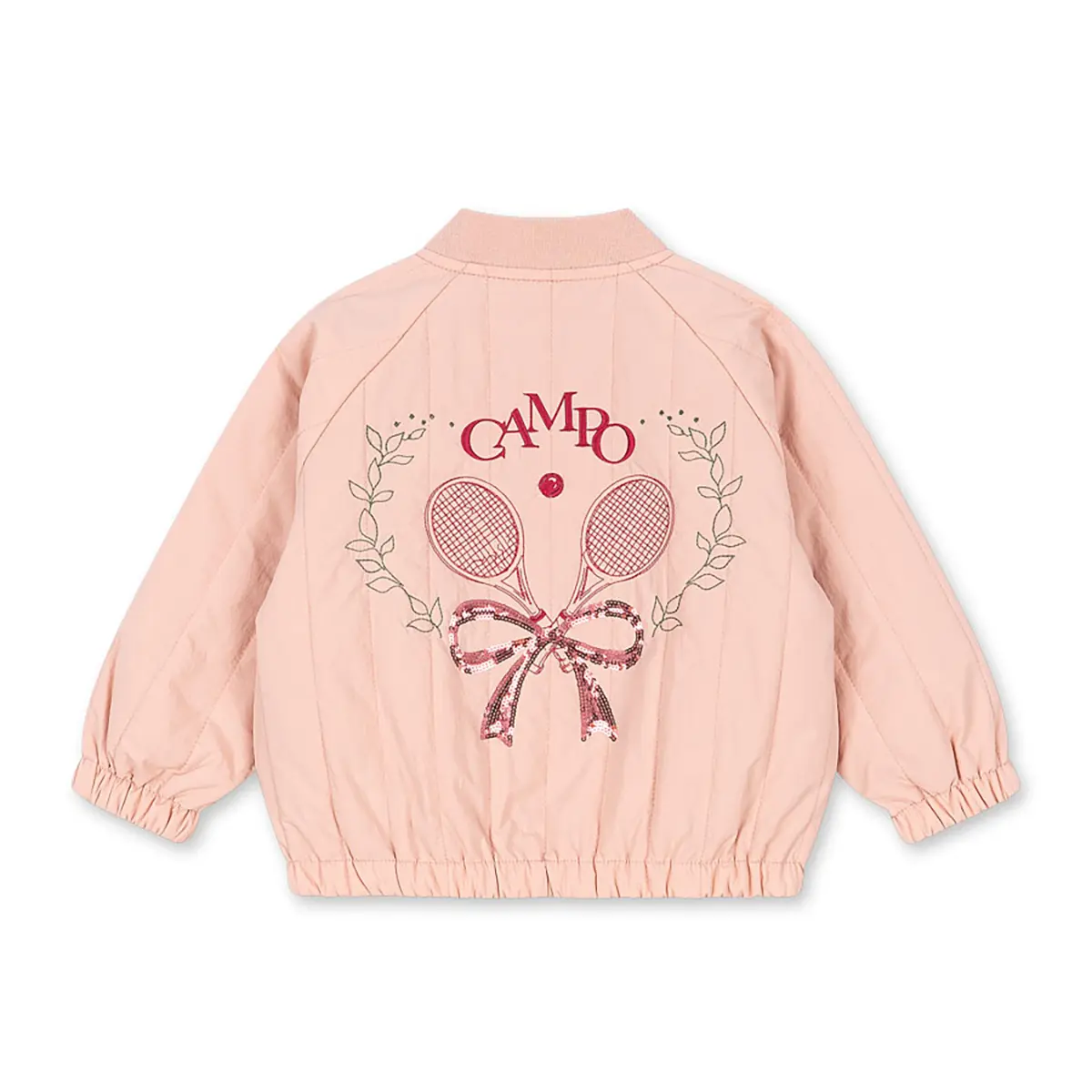 Konges Sløjd Bomberjacke Juno „Mellow Rose“ mit Pailletten