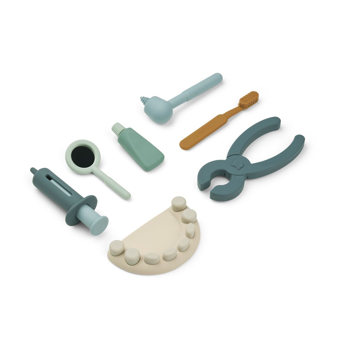 DELISTED Liewood Frank Zahnarzt Spielset „Blue multi mix“, Silikon