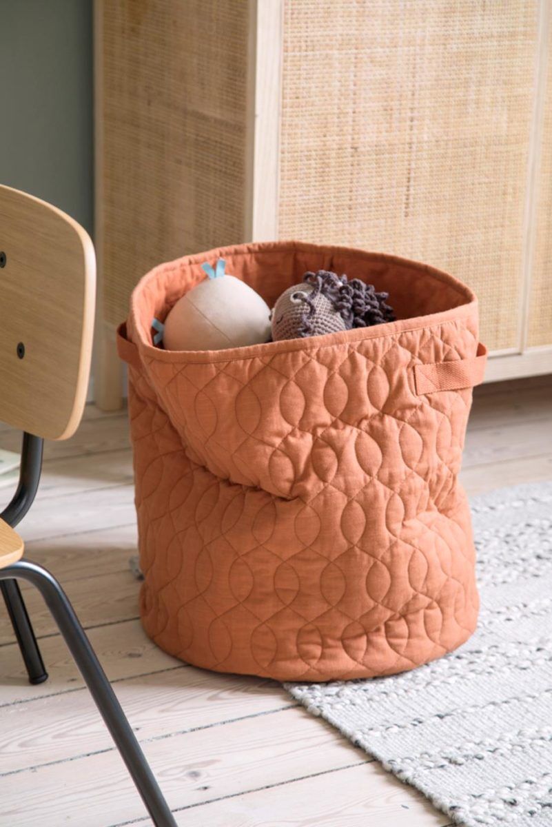 Sebra Spielzeugkorb, 48 l., sweet tea brown, 40x39cm Mood