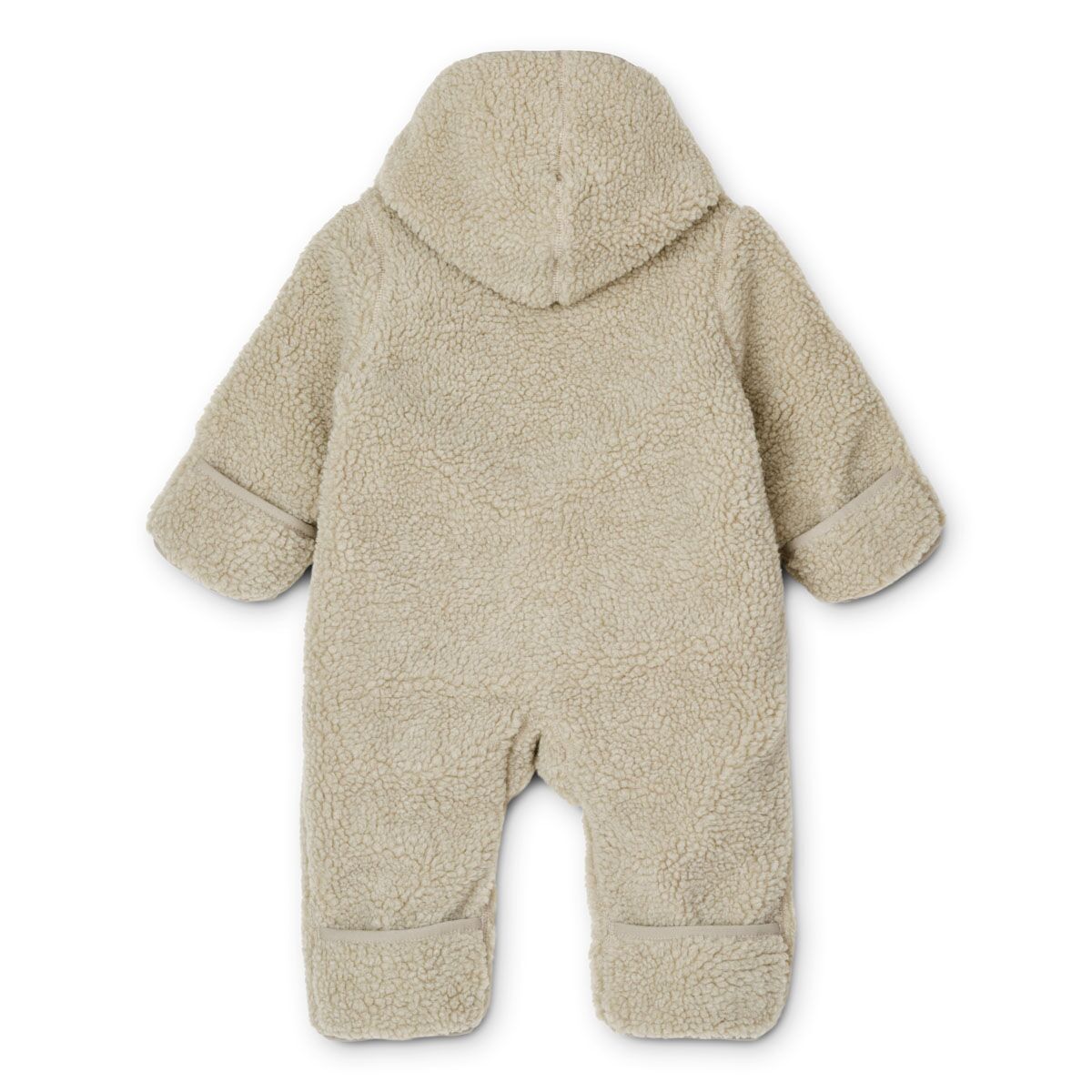 Liewood Fraser Baby-Overall „Sand“, Teddystoff Gr. 74, 80 – Bild 2