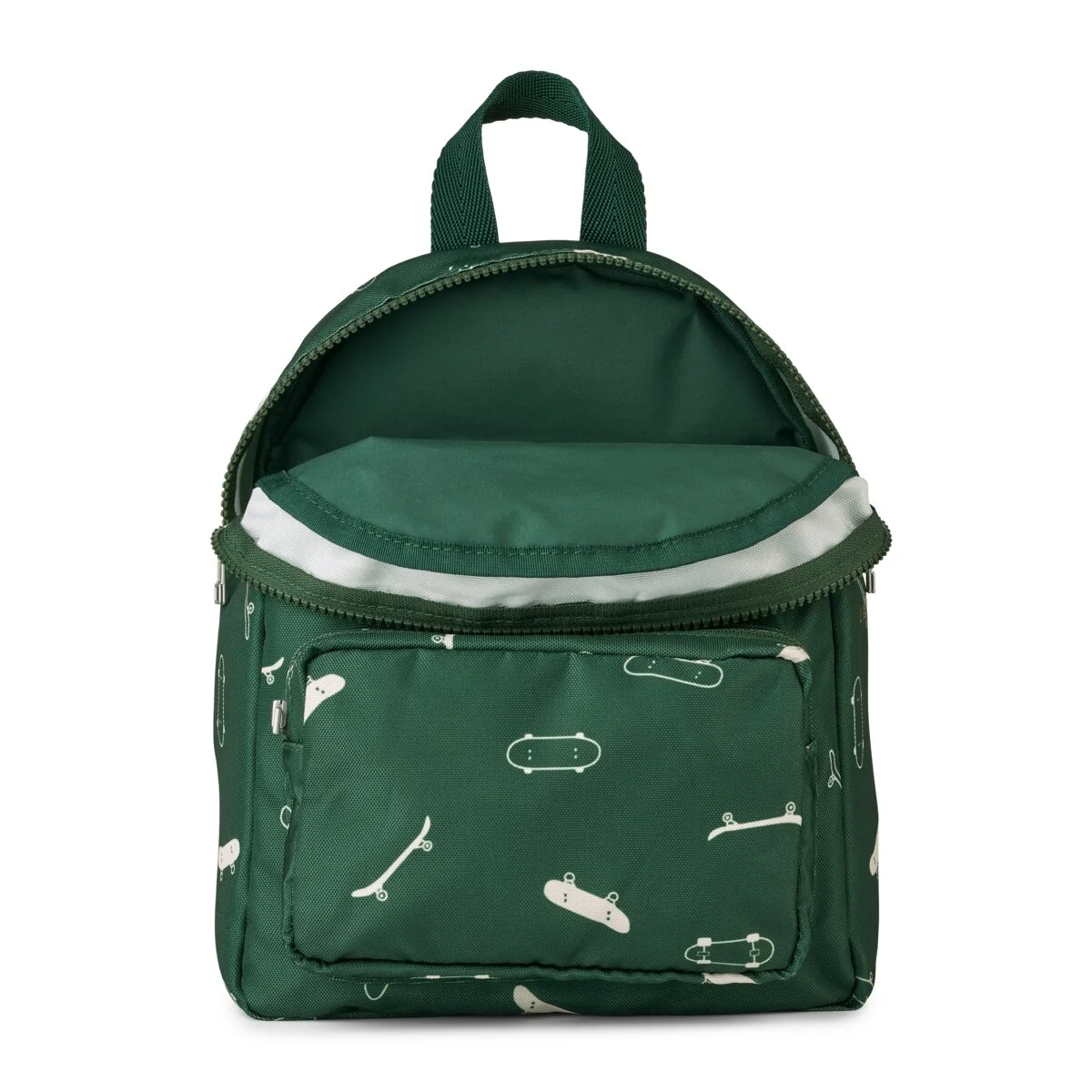 Liewood Allan Rucksack „Skate / Garden green“, mittel, 28x23x11cm, 3-7 Jahre