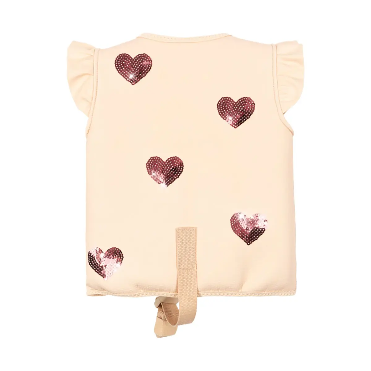 Konges Sløjd Kinder-Schwimmweste „Herzen / Ecru“