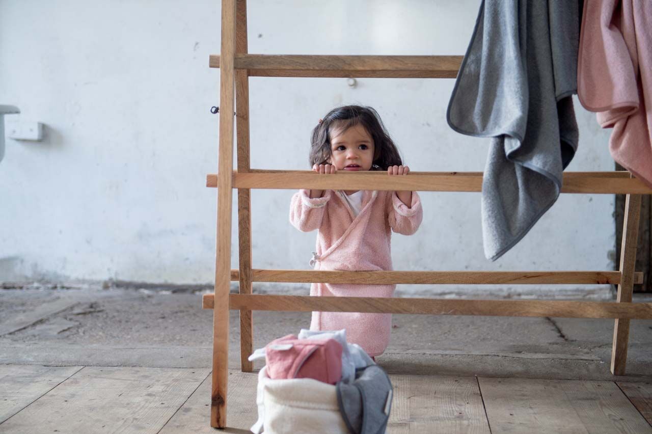 koeka Bademantel Dijon shadow pink Mood 3