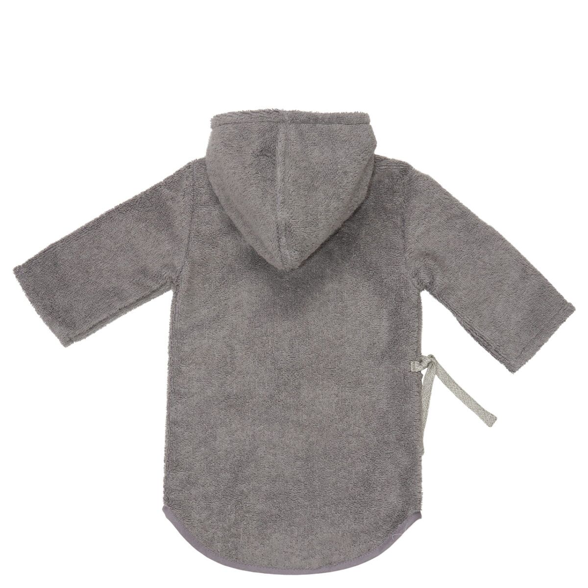 koeka Bademantel Dijon steel grey Rückseite