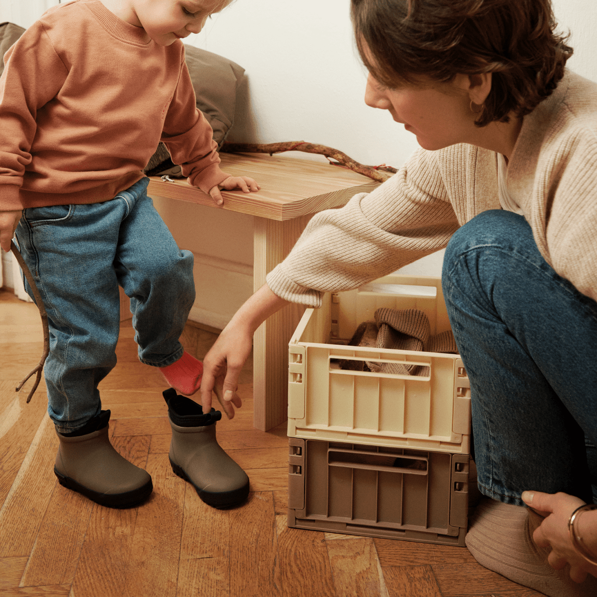 DELISTED Liewood Aufbewahrungsbox Weston „Midnight navy“, Größe M, 2er-Set, 36x25x14cm – Bild 7