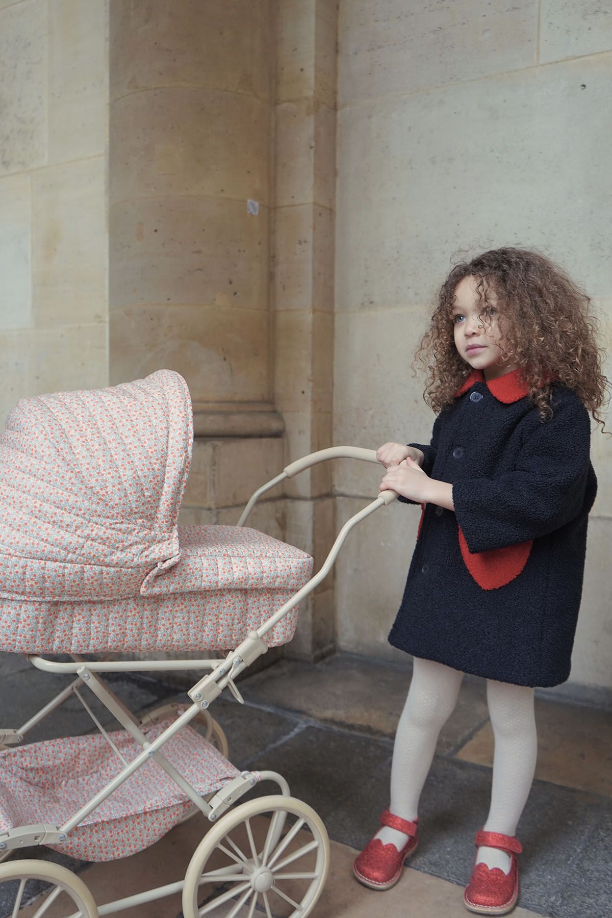 Konges Sløjd Puppenwagen „Cherry Blush“ – Bild 2