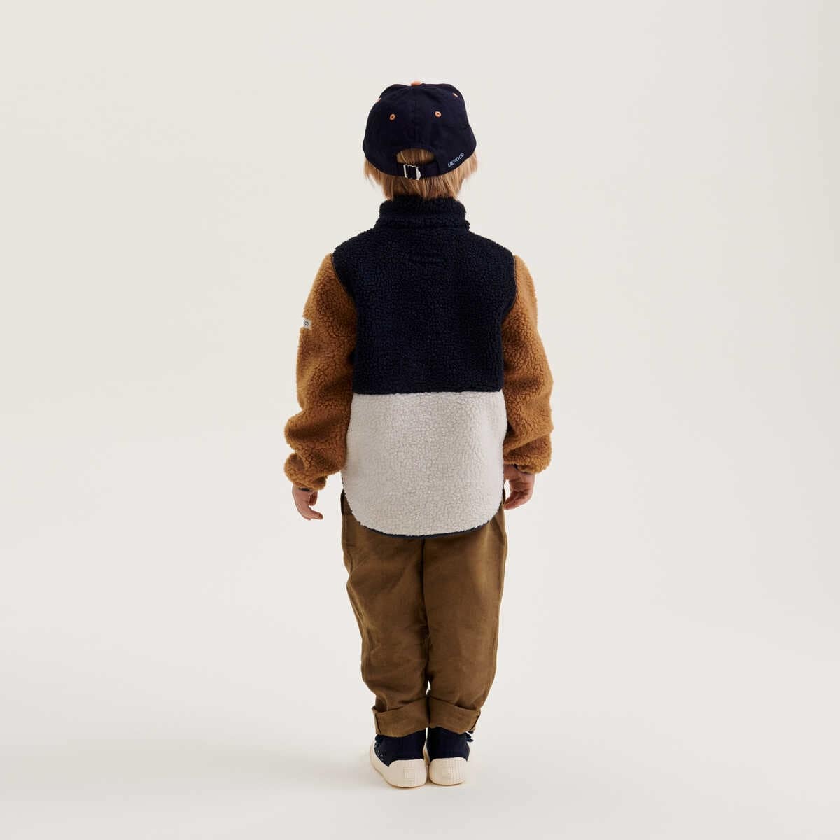 Liewood Nolan Sherpa Jacke für Kinder „Graphic swirls / Classic navy“, Gr. 80, 86 – Bild 8