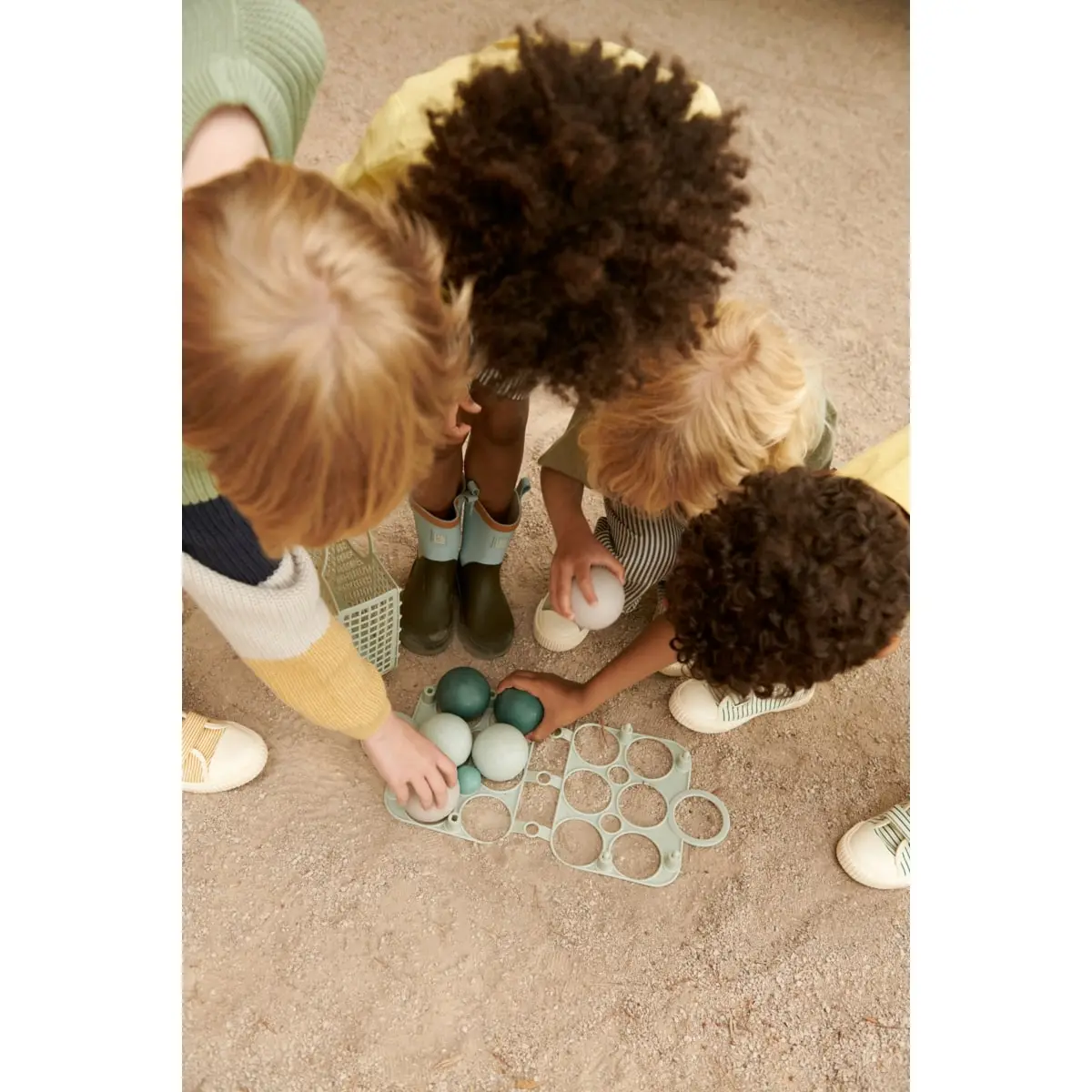 Liewood Sasha Gummistiefel „Whale blue multi mix“, Baumwollfutter, Gr. 24 – Bild 6