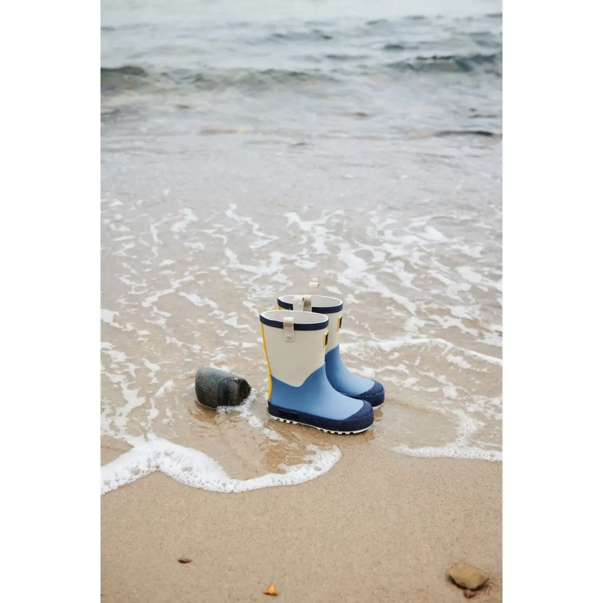 Liewood Sasha Gummistiefel „Whale blue multi mix“, Baumwollfutter, Gr. 24 – Bild 8